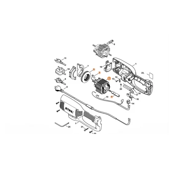 STIHL  Silnik elektryczny 230V (0,6kW) 4813 600 0200